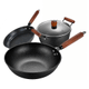 Batería de Cocina de Aluminio de 3 piezas, con Olla, Wok y Sartén Antiadherentes, al mejor precio, solo en LOi